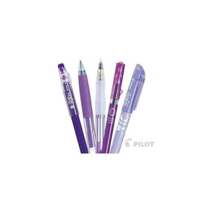 Set De 5 L&aacute;pices De Color Pilot Con Tonos Violeta Set Violeta