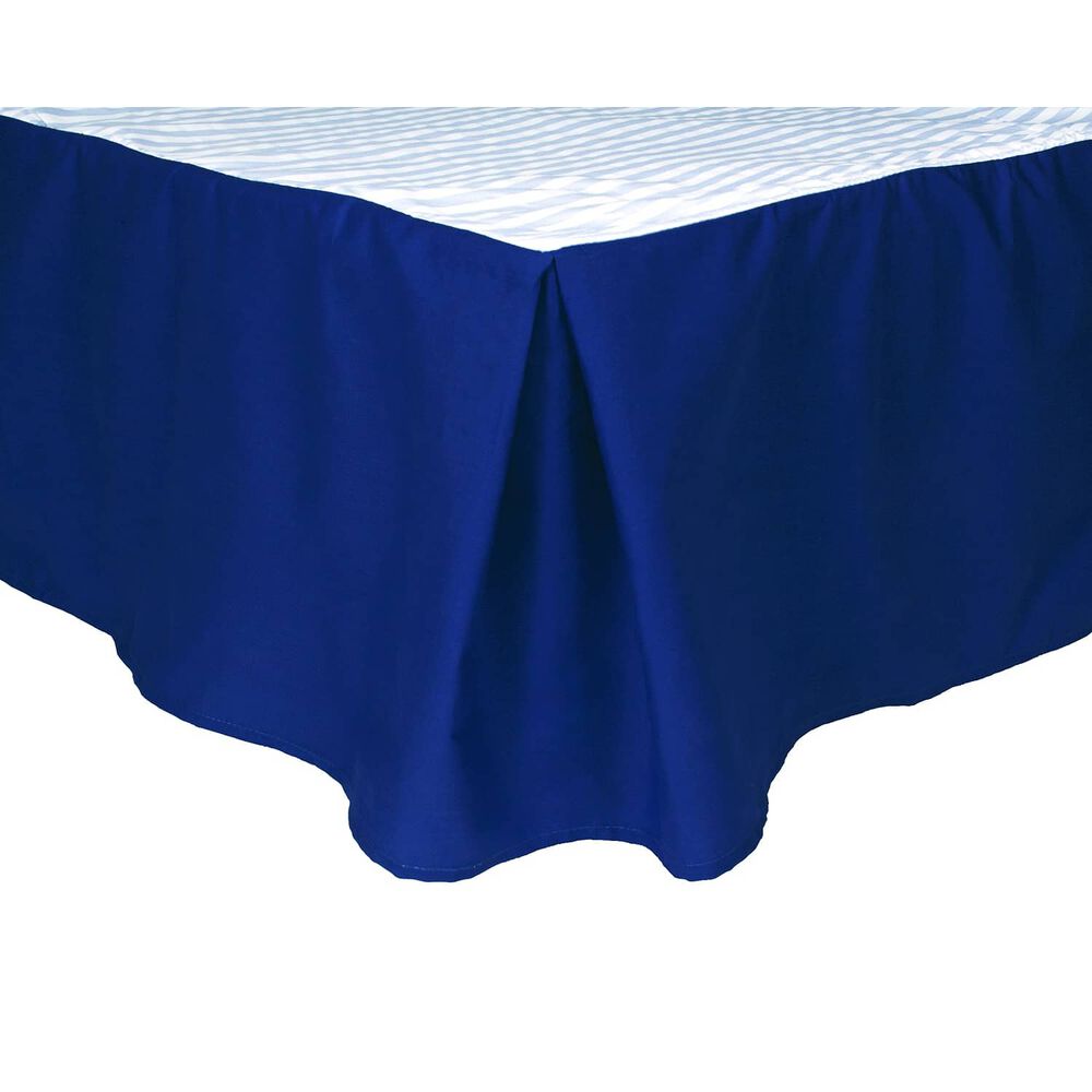 Faldon Unicolor King Color Azul 144 Hilos Arthome image number 0.0