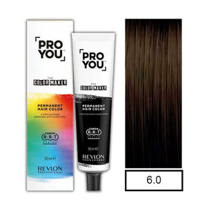 Pro You™ Color Maker Tintura Permanente Rubio Oscuro 6.0 90ml+oxidante
