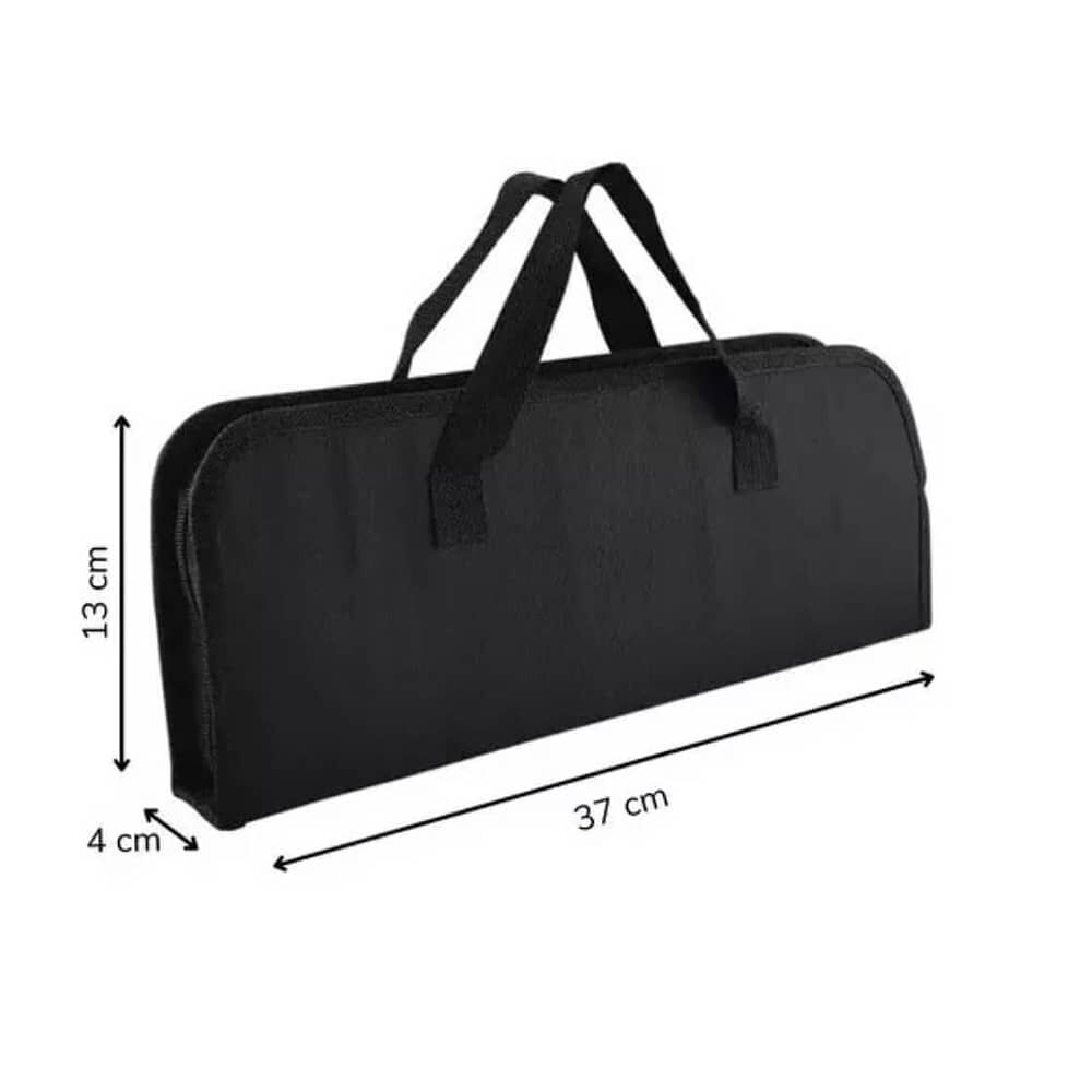 Set 5 Utensilios Profesional Acero Inox Para Asado + Estuche image number 6.0