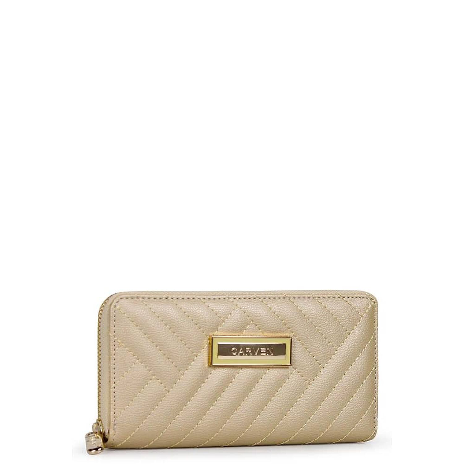Billetera De Mujer Ava Beige Carven image number 1.0