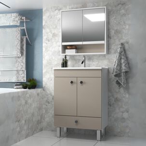 Mueble Baño Vanitorio+espejo Caliz Home Mobili