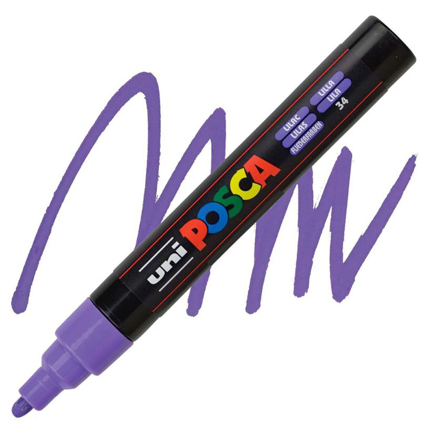 Marcador Acr&iacute;lico Lila 5m Posca image number 0.0