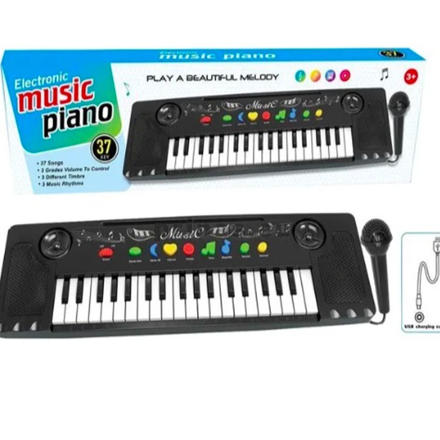 Teclado Piano Musical Teclado Musical Para Ni&ntilde;os 37 Teclas image number 4.0