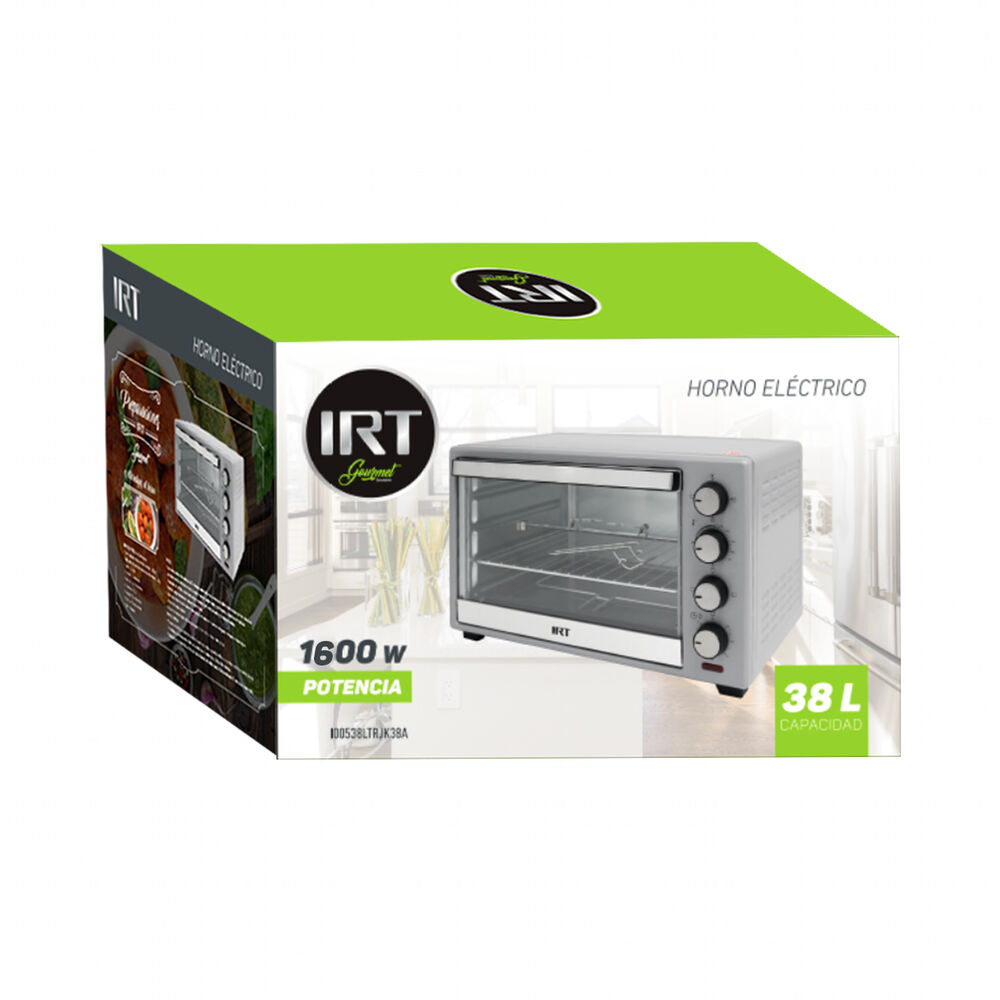 Horno Eléctrico 38 L Acero Inoxidable Irt Fx Color Gris image number 2.0
