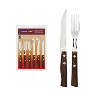 Cubierto De Mesa Tramontina Tradicional Para Asado / 12 Piezas