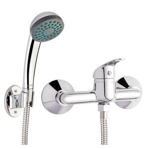 Monomando Llave Grifo Para Ducha Modelo Ornella Stretto Color Cromo