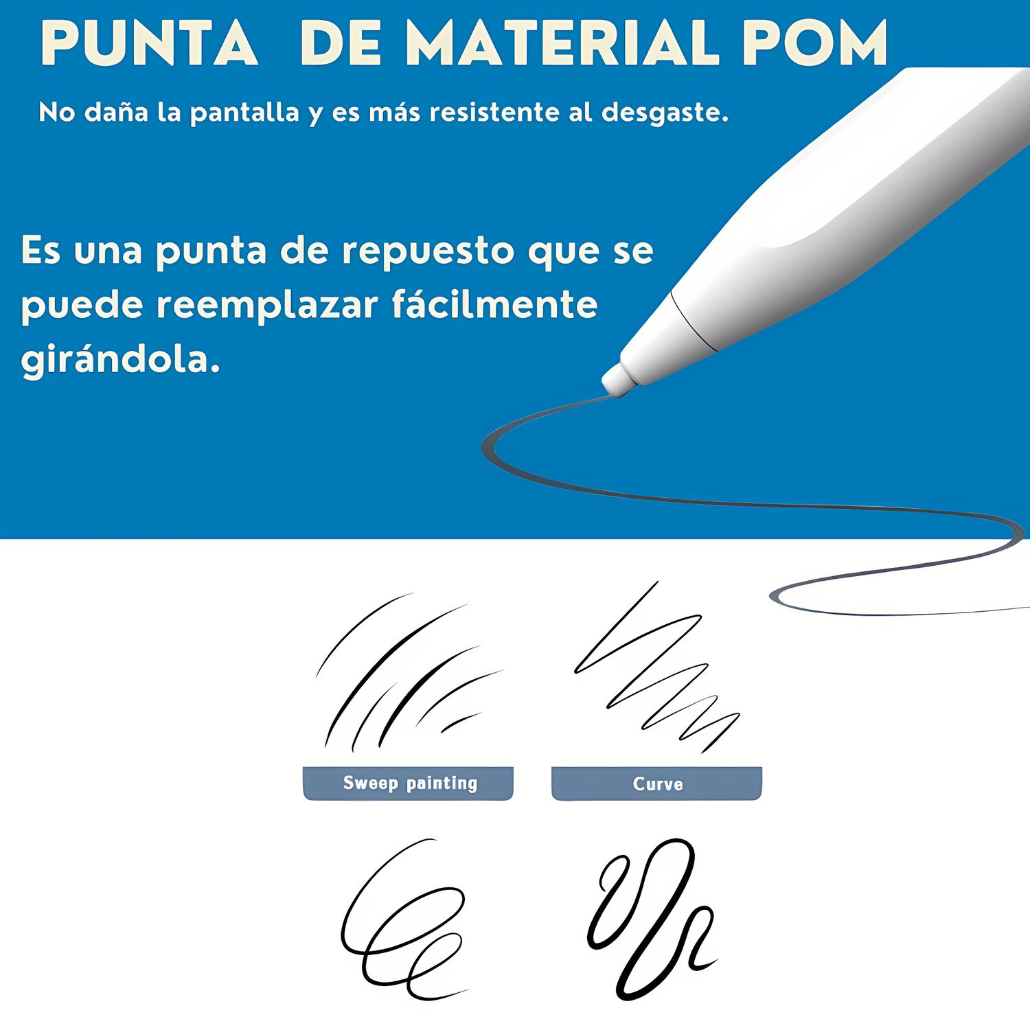 L&aacute;piz Stylus Universal 2 En 1 Con Funci&oacute;n De Inclinaci&oacute;n P7 image number 6.0