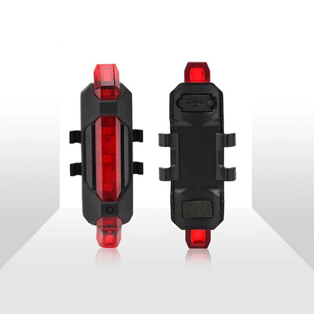 Luz Linterna Led Bicicleta Luz Trasera Lateral Frontal Roja Recargable image number 4.0