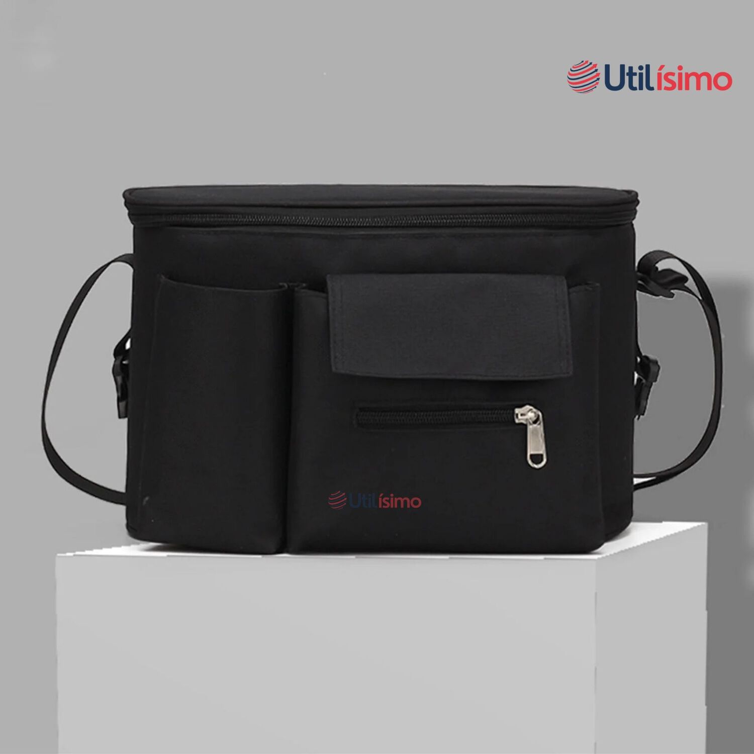 Bolso Maternal Mochila Para Coche Pa&ntilde;alera Beb&eacute; Black image number 1.0