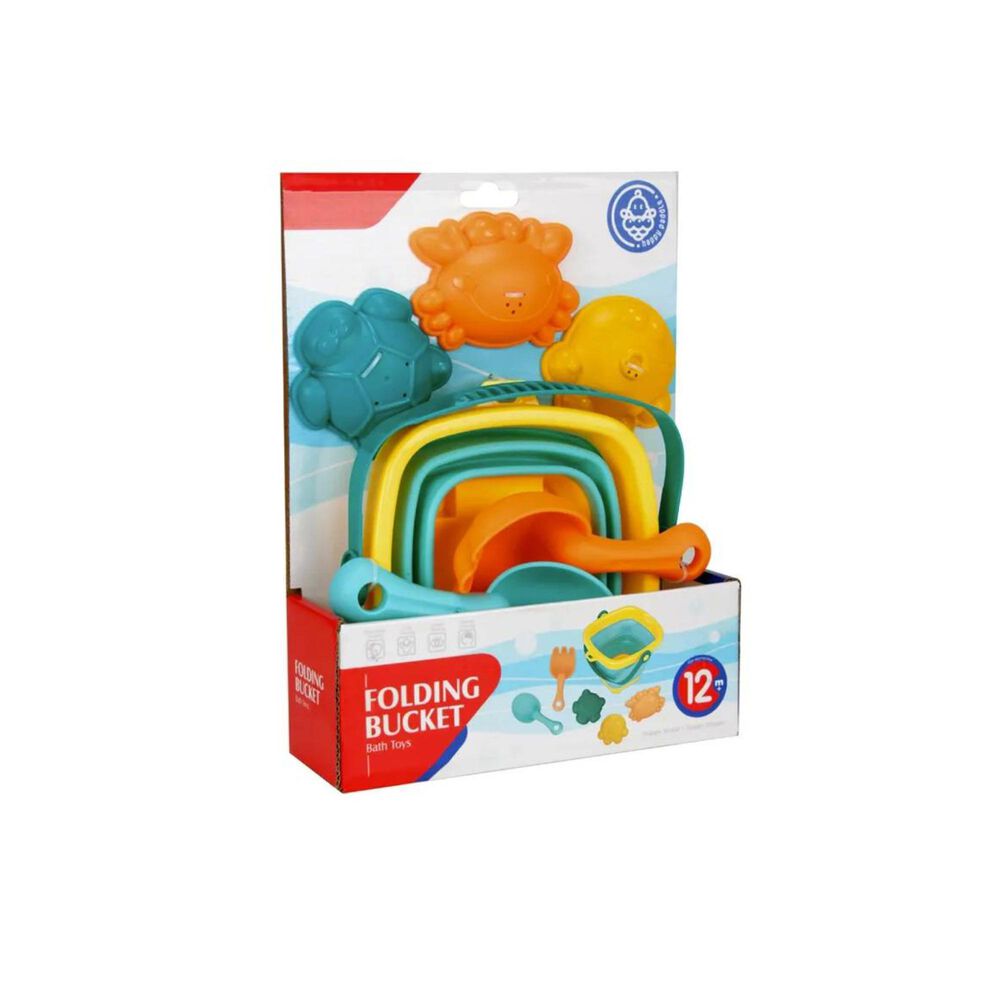 Juguete Balde De Playa Plegable Con Accesorios Huanger image number 2.0