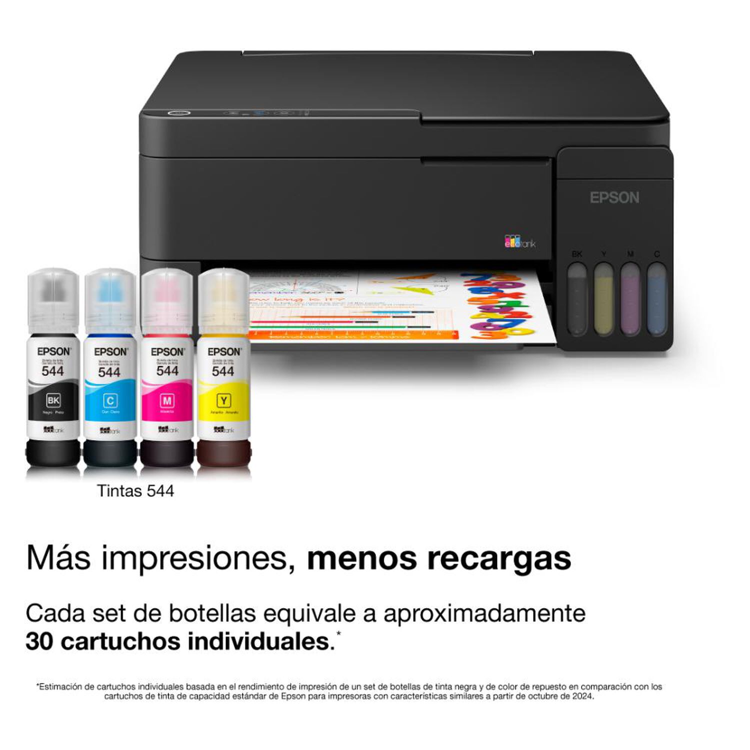 Impresora Multifuncional Epson Ecotank L3310 image number 3.0