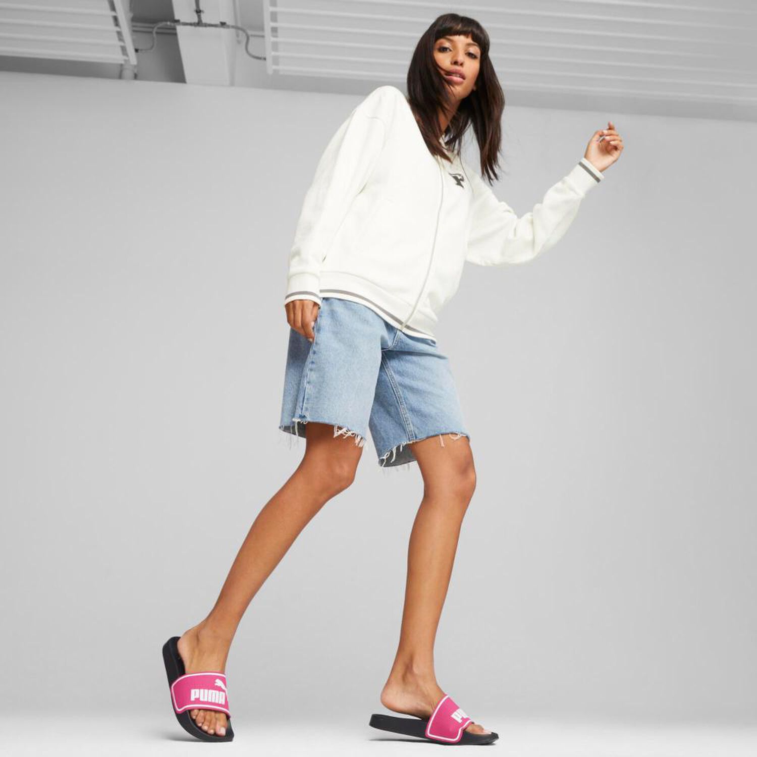 Sandalia Mujer Puma Leadcat 2.0 Rosado image number 6.0