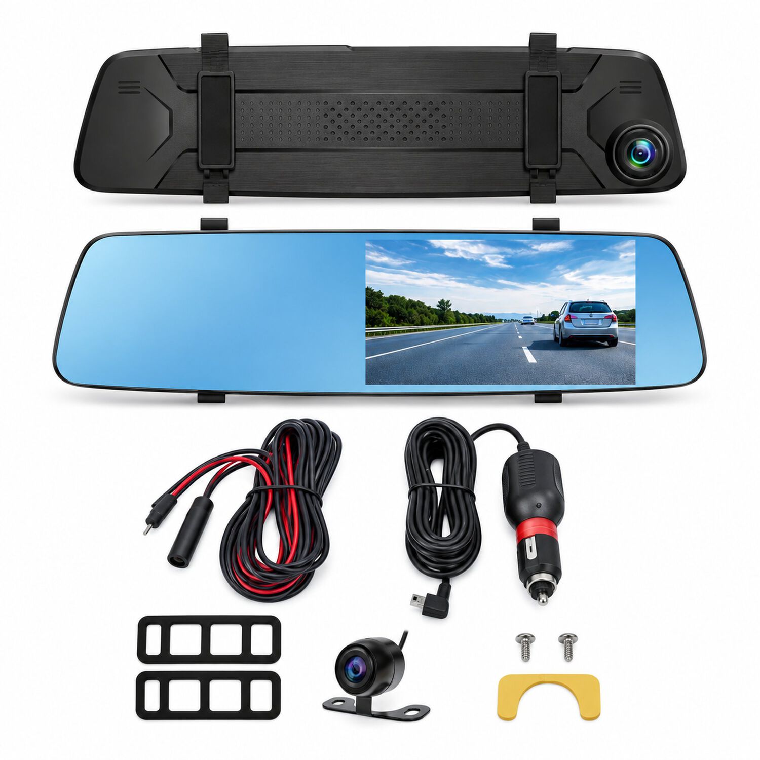 Dashcam Espejo Scytek Sk03 C&aacute;mara Frontal Y Trasera image number 6.0