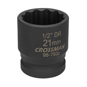 Llave Dado Crossman Fosfatado 1/2 Dr Sh # 98-793z 21mm