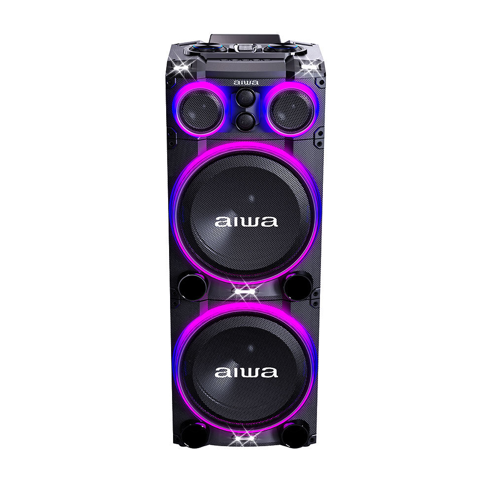 Parlante Bluetooth Torre Karaoke Aiwa 4000w Tws Aw-poc15 Negro image number 0.0