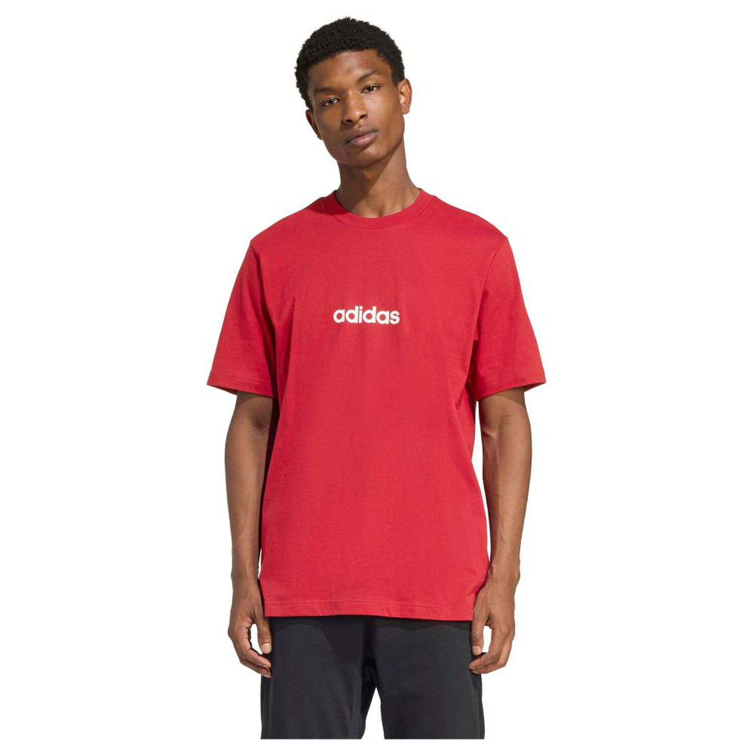 Camiseta Essentials Linear Single Jersey Adidas image number 0.0