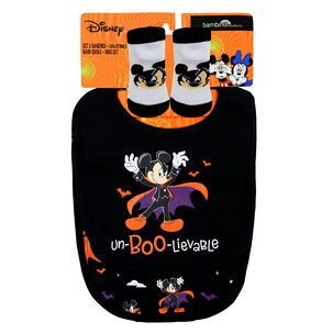 Set 3 Piezas Halloween Mickey Vampiro Ni&ntilde;o