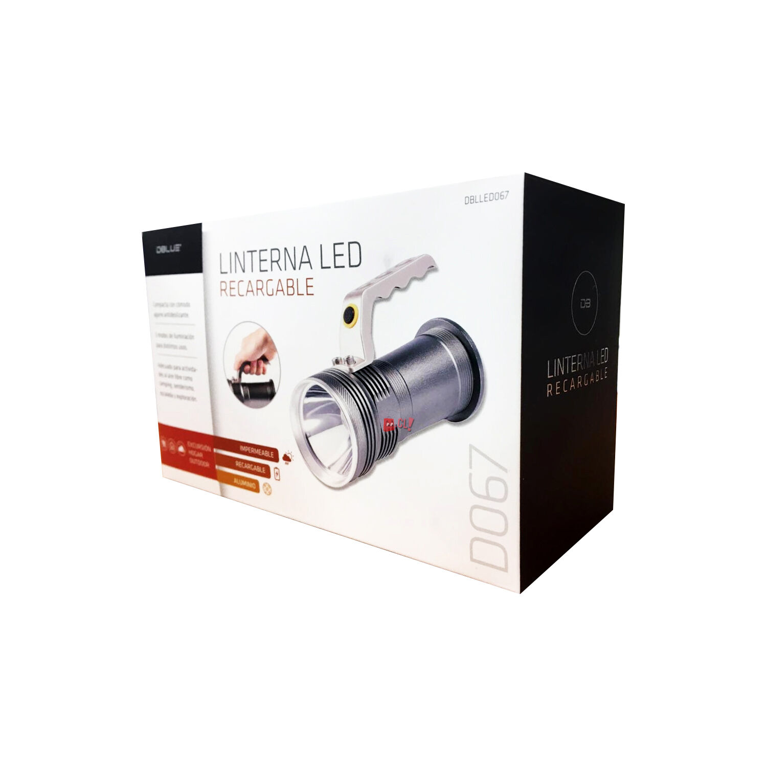 Linterna Led De Aluminio Resistente Al Agua 400 L&uacute;menes - Ps image number 3.0