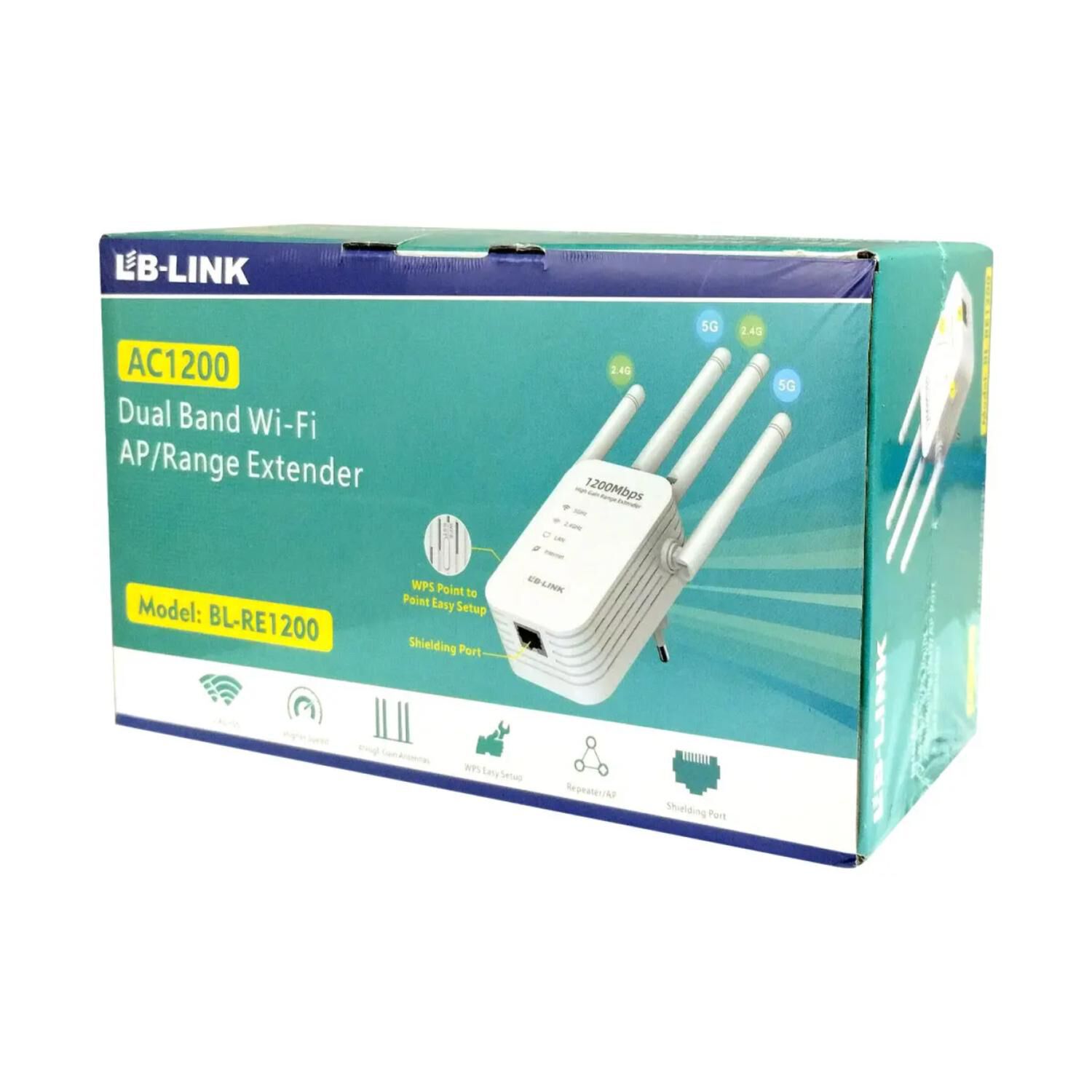 Repetidor Extensor De Se&ntilde;al Wifi Dual Band 1200mbps Ac1200 Lb-link image number 3.0
