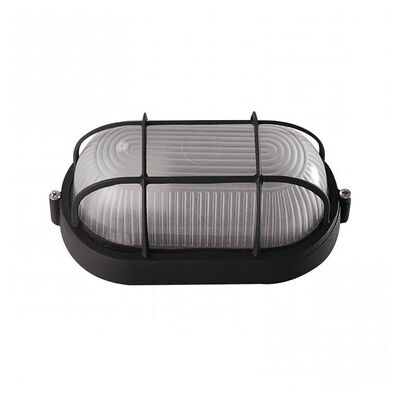 APLIQUÉ MURO LED STUDIO TORTUGA REJILLA IP54 SIN AMP E27 NGR