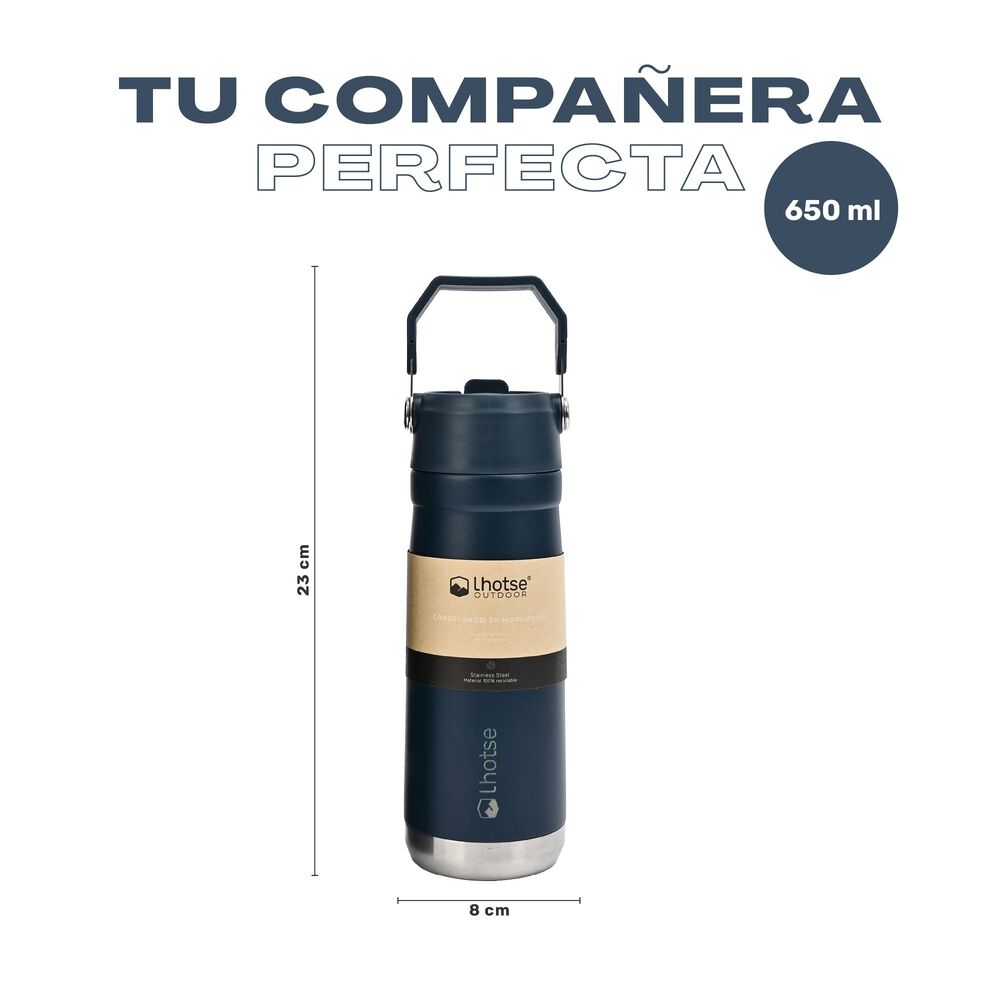 Botella Térmica Insulada Lhotse Adventure 650ml Blue image number 4.0