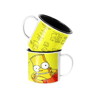 Taza Enlozada Lechera Bart Simpson Los Simpson