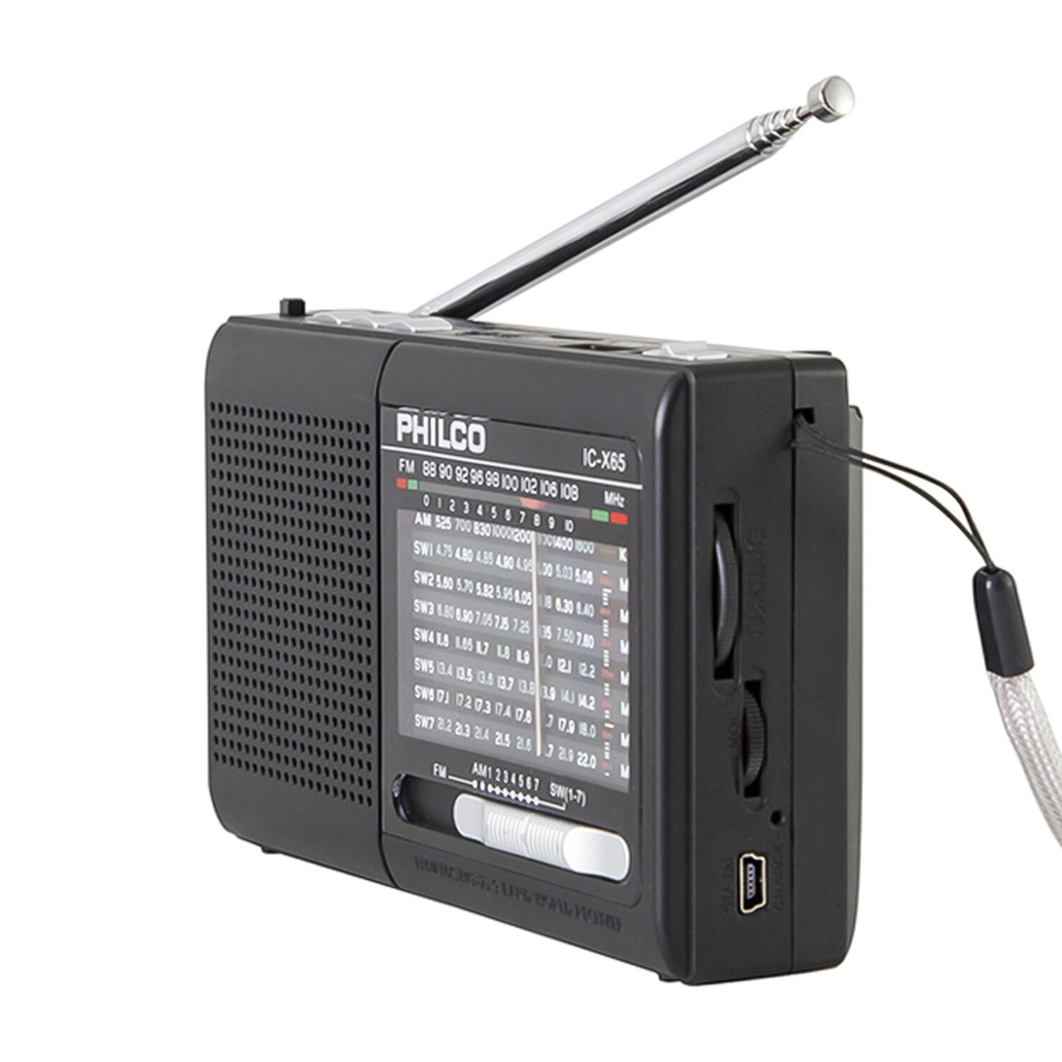 Philco Radio Port&aacute;til Multibanda Icx65 Bt/ Fm/ Usb/ Msd image number 1.0