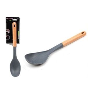 Cucharon Para Arroz Txm7-m06 Color Gris Mango De Madera