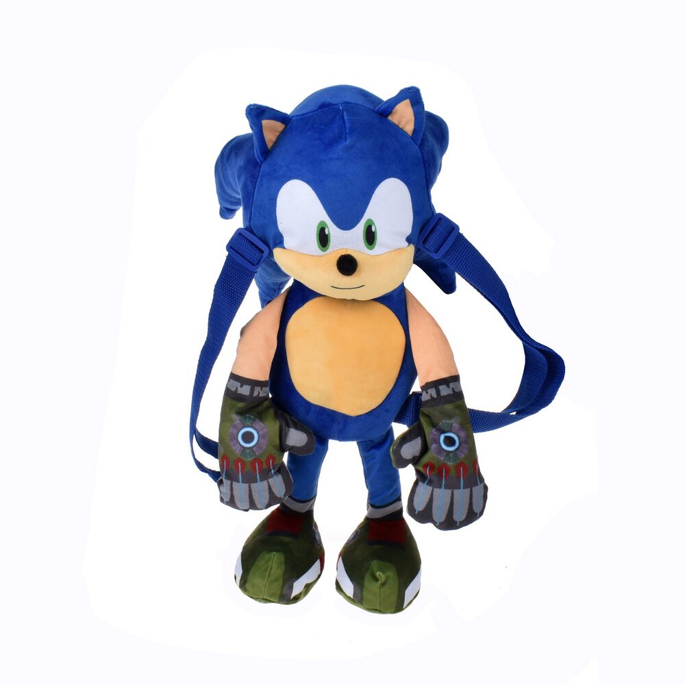 Peluche Mochila Sonic De 30 Cms image number 1.0