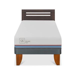 Cama Europea Cic Excellence Plus / 1.5 Plazas / Base Normal + Respaldo