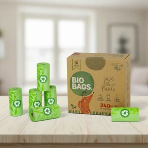 240 Bolsas Biodegradable En Rollos Ecologicas