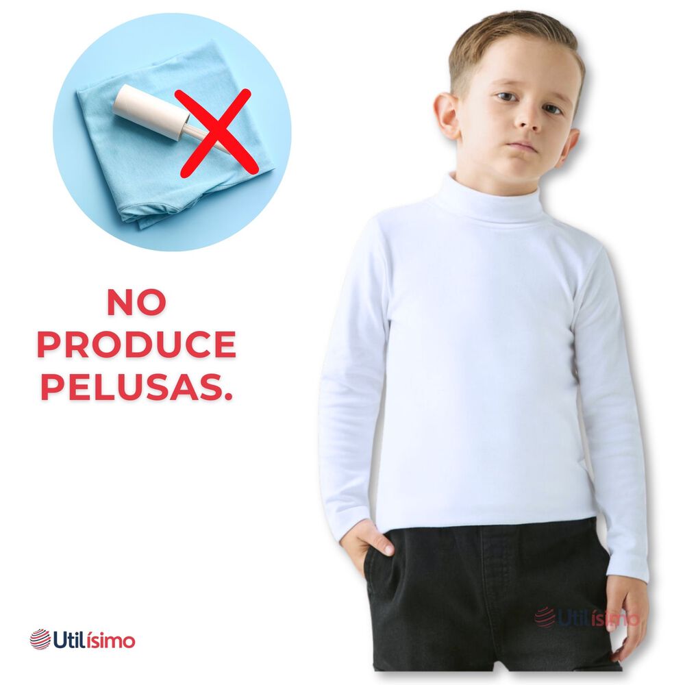 Pack 3 Camiseta Beatle Algodón Manga Larga Primera Capa Niño image number 8.0