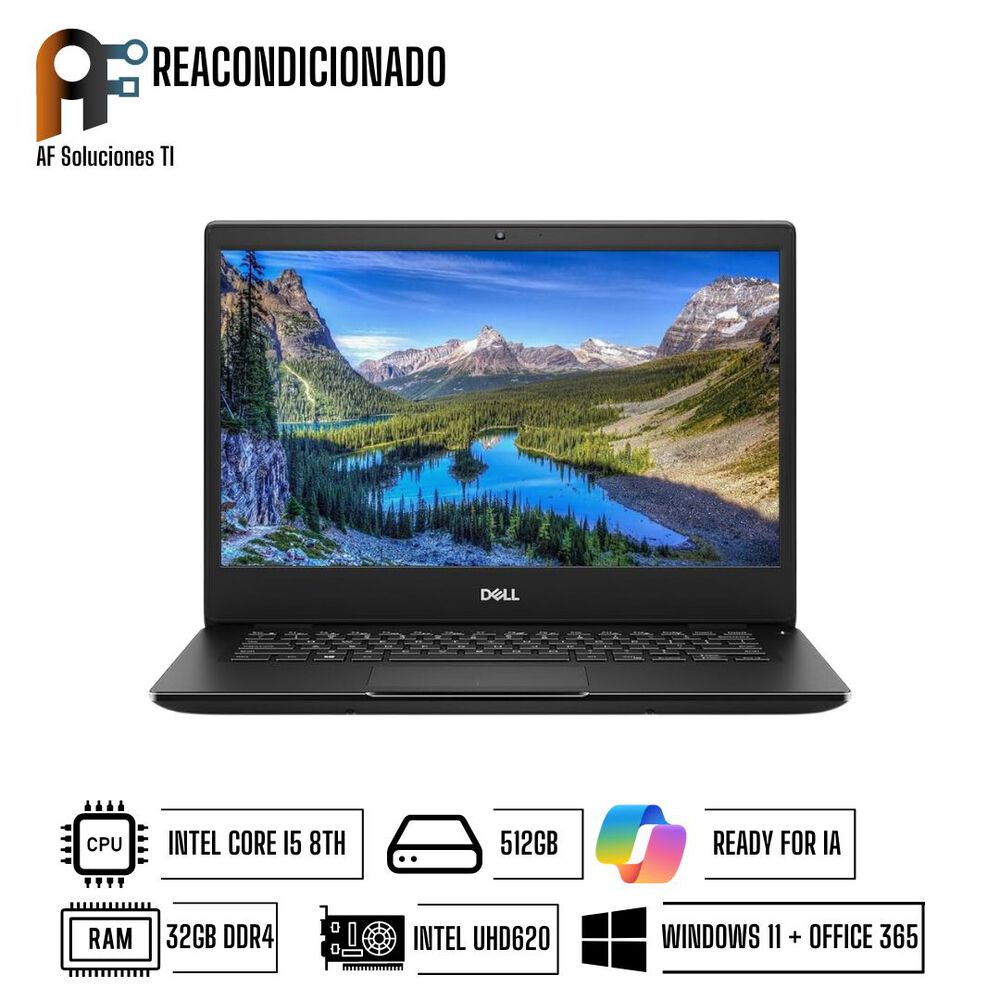 Notebook Dell Latitude 5400 (i5 8th - 32gb - 512gb)(windows 11 + Office 365) Reacondicionado image number 7.0
