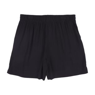 Bermuda B&aacute;sica Full Print Pretina El&aacute;sticada Tiro Medio Regular Mujer Geeps