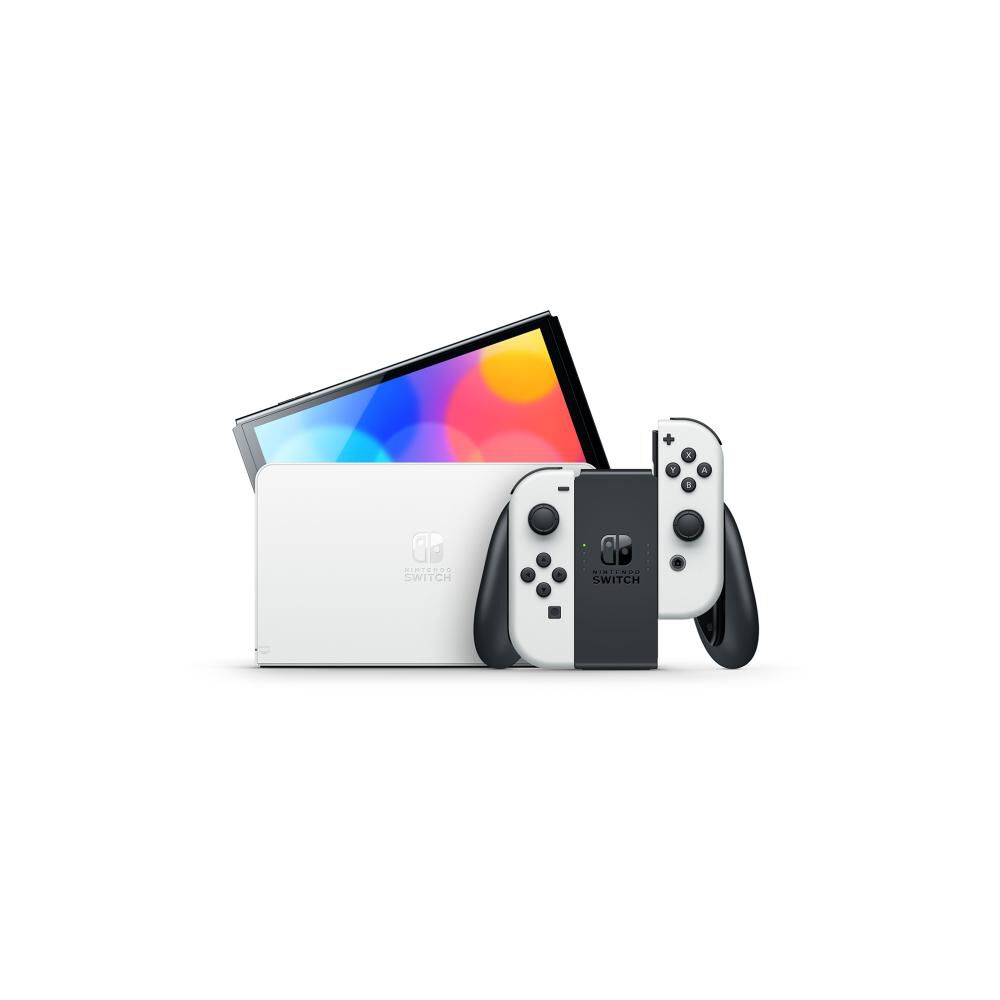 Consola Nintendo Switch Oled Blanco + Juego Mario Kart 8 Deluxe