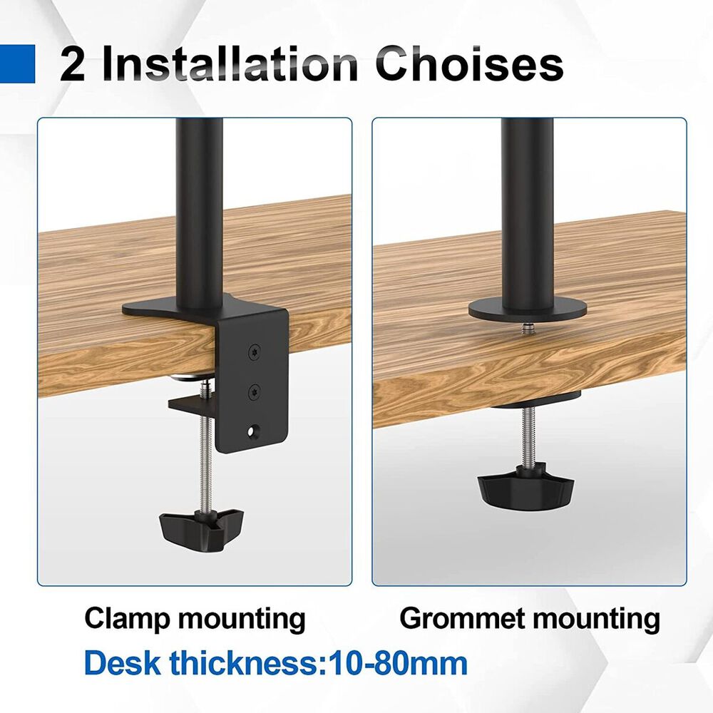 Soporte Un Brazo Monitor 13 A 27 Base Ajustable Articulado image number 4.0