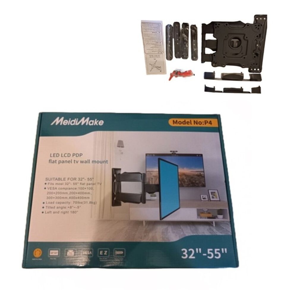 Base Soporte Tv Pared 3 Brazos Ajustable 32 A 55 Pulgadas image number 13.0