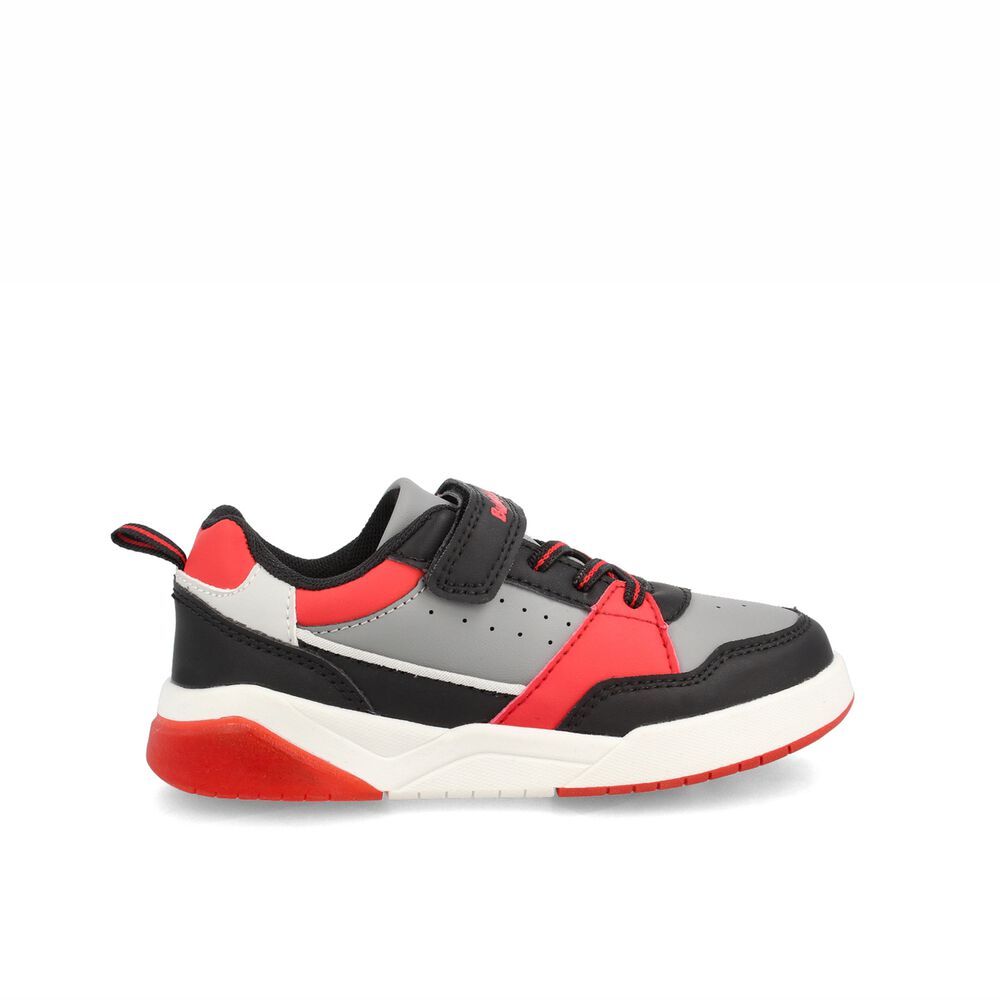 Zapatilla Ni&ntilde;o Bubblegummers Dakar Gris-rojo image number 0.0