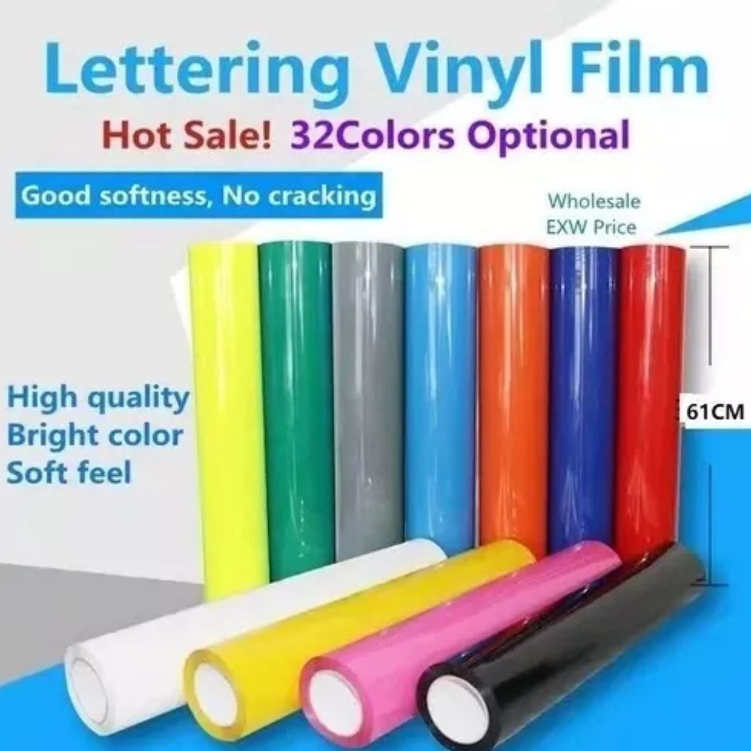 Vinilo Termotransferible Pvc Para Textiles 60cm Por Metro image number 3.0