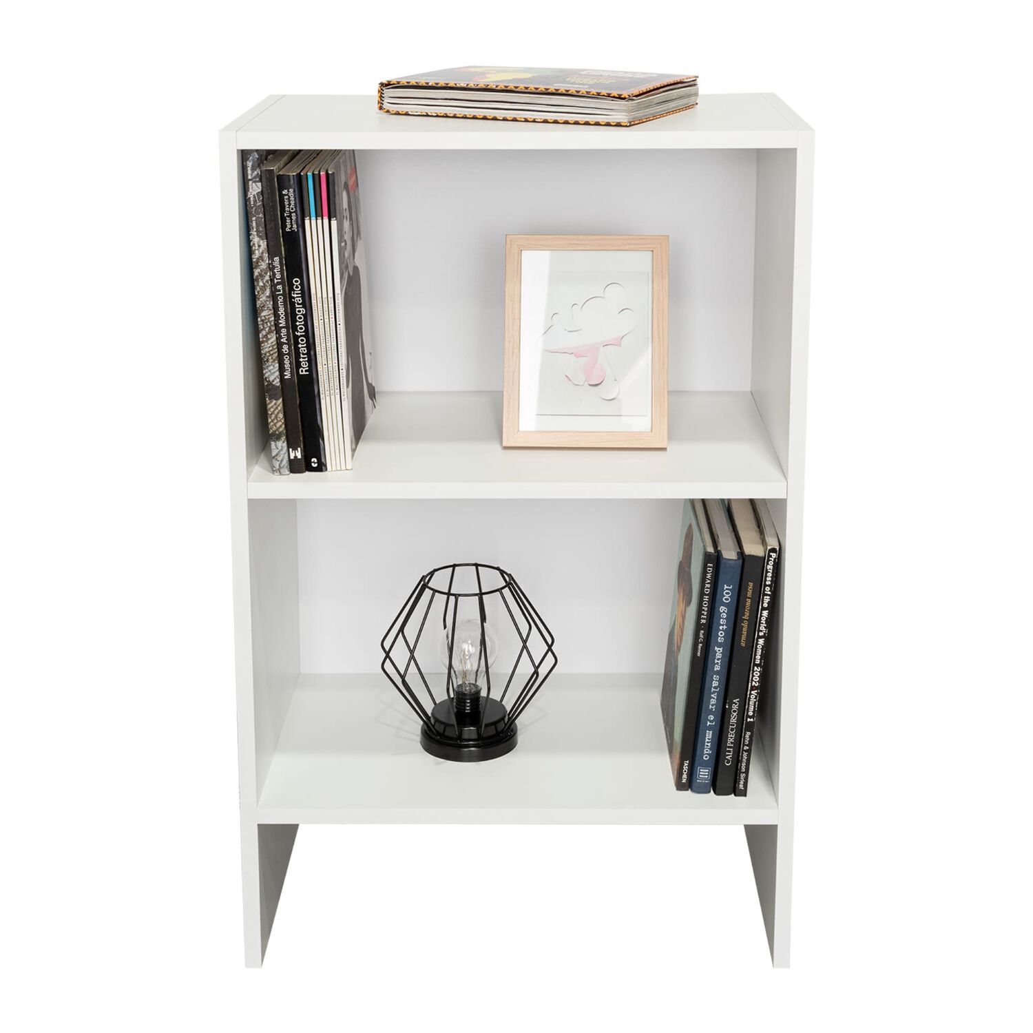 Librero Bajo Fm 2 Repisas 80x50x30,3 Cm Blanco image number 5.0
