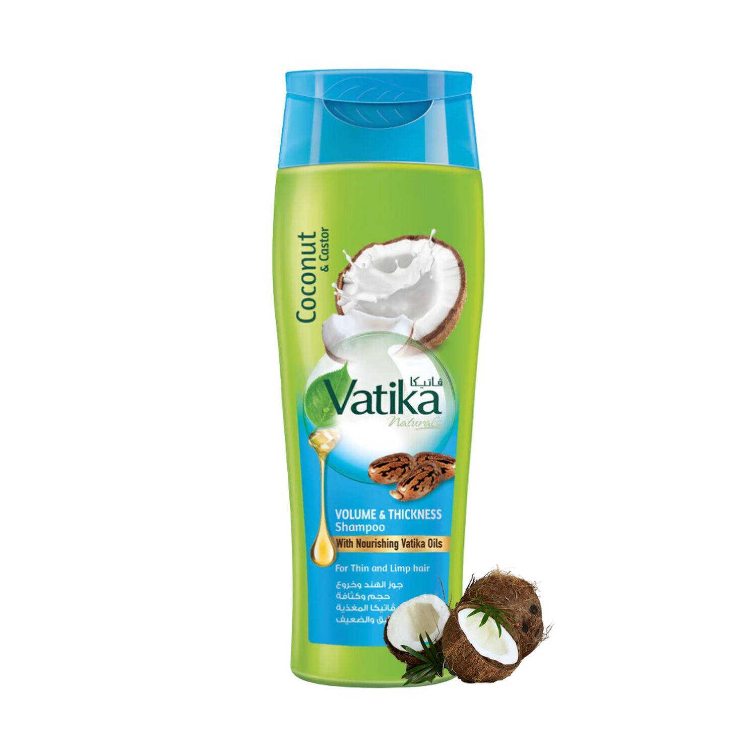 Shampoo Vatika Coconut & Castor 400 Ml image number 0.0