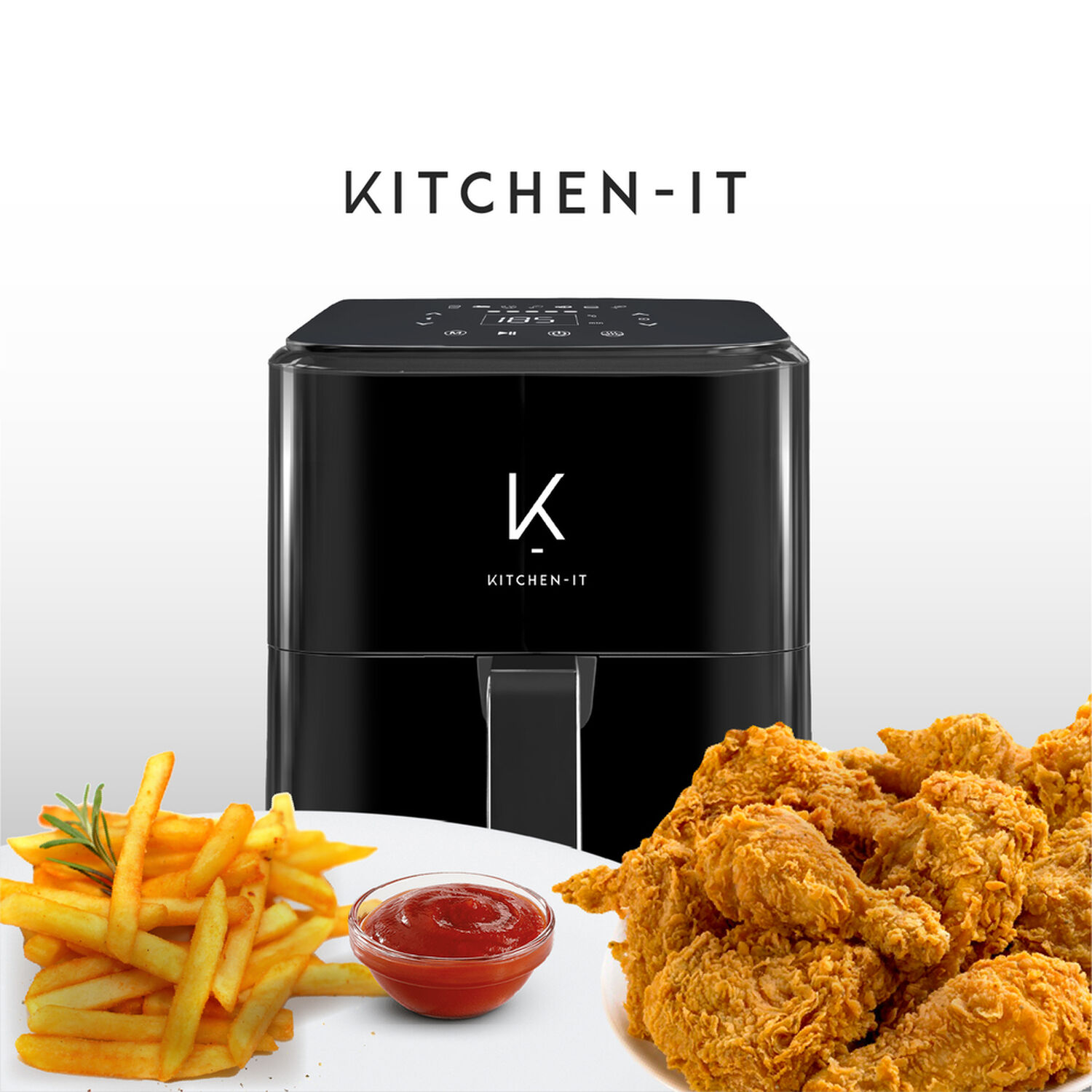 Freidora De Aire Chef Edition 4 Litros Kitchen-it image number 5.0