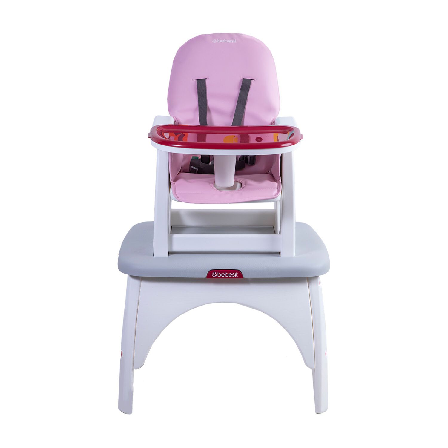 Silla De Comer Escritorio Balancin Eat&swing Rosada Bebesit image number 1.0