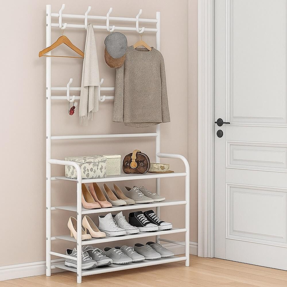 Organizador De Calzado Zapatos 5 Niveles Zapatero Perchero Color Blanco image number 14.0