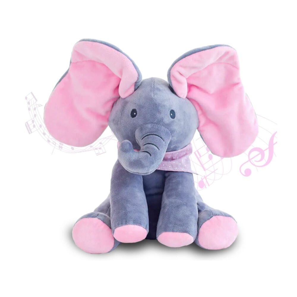 Peluche Interactivo Animado Musica + Juego Elefante Bebe image number 19.0