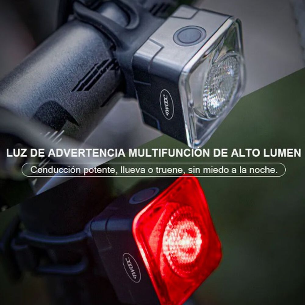 Set De Luces Bicicleta Usb Recargable image number 4.0