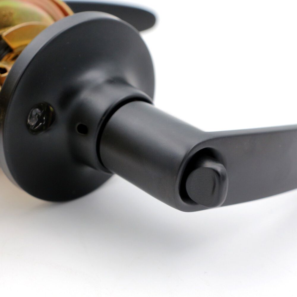 Cerradura Tubular Con Manilla Odis 203 Dormitorio - Negro image number 3.0