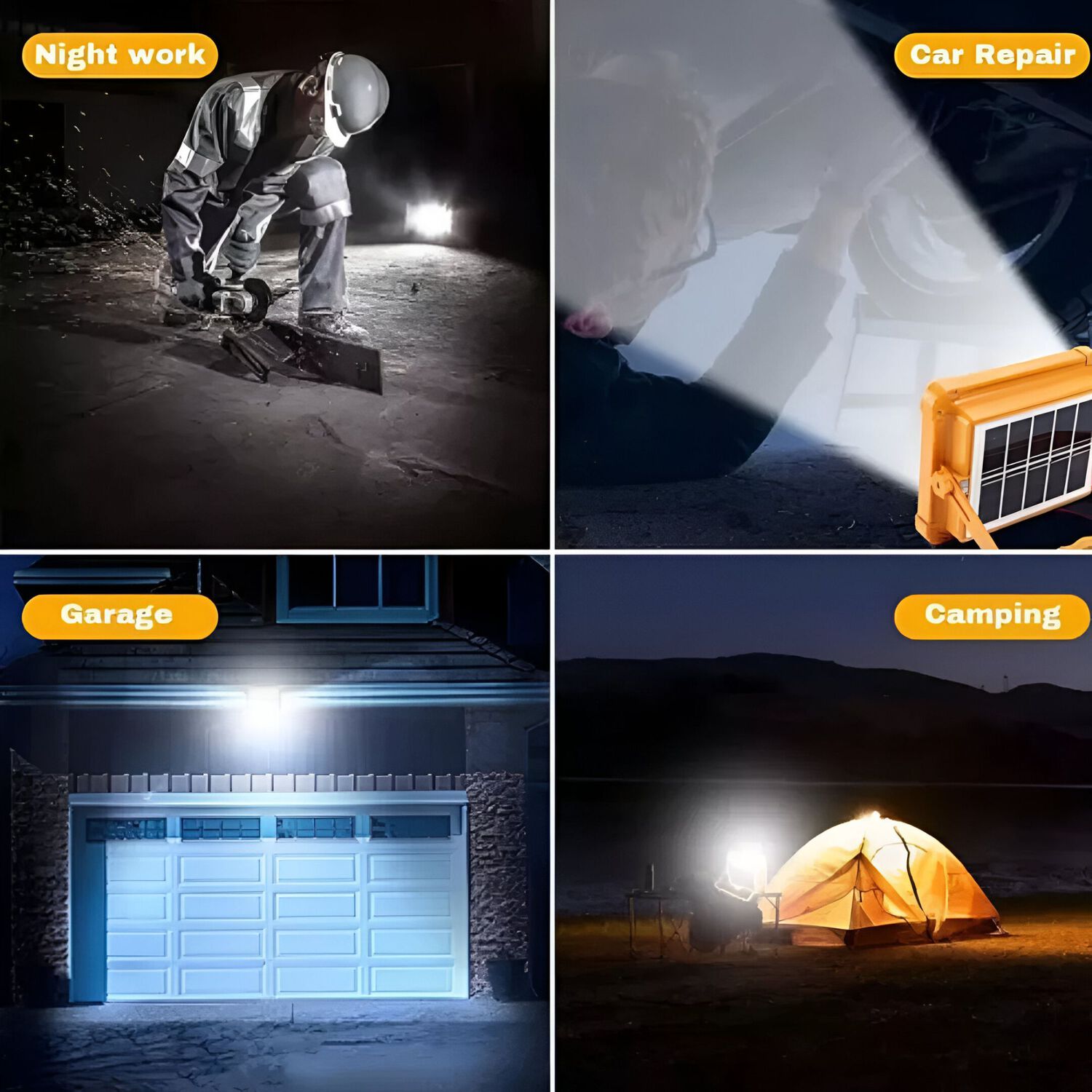 Foco Solar Port&aacute;til 100w + Cargador De Smartphone Usb 175096 image number 7.0