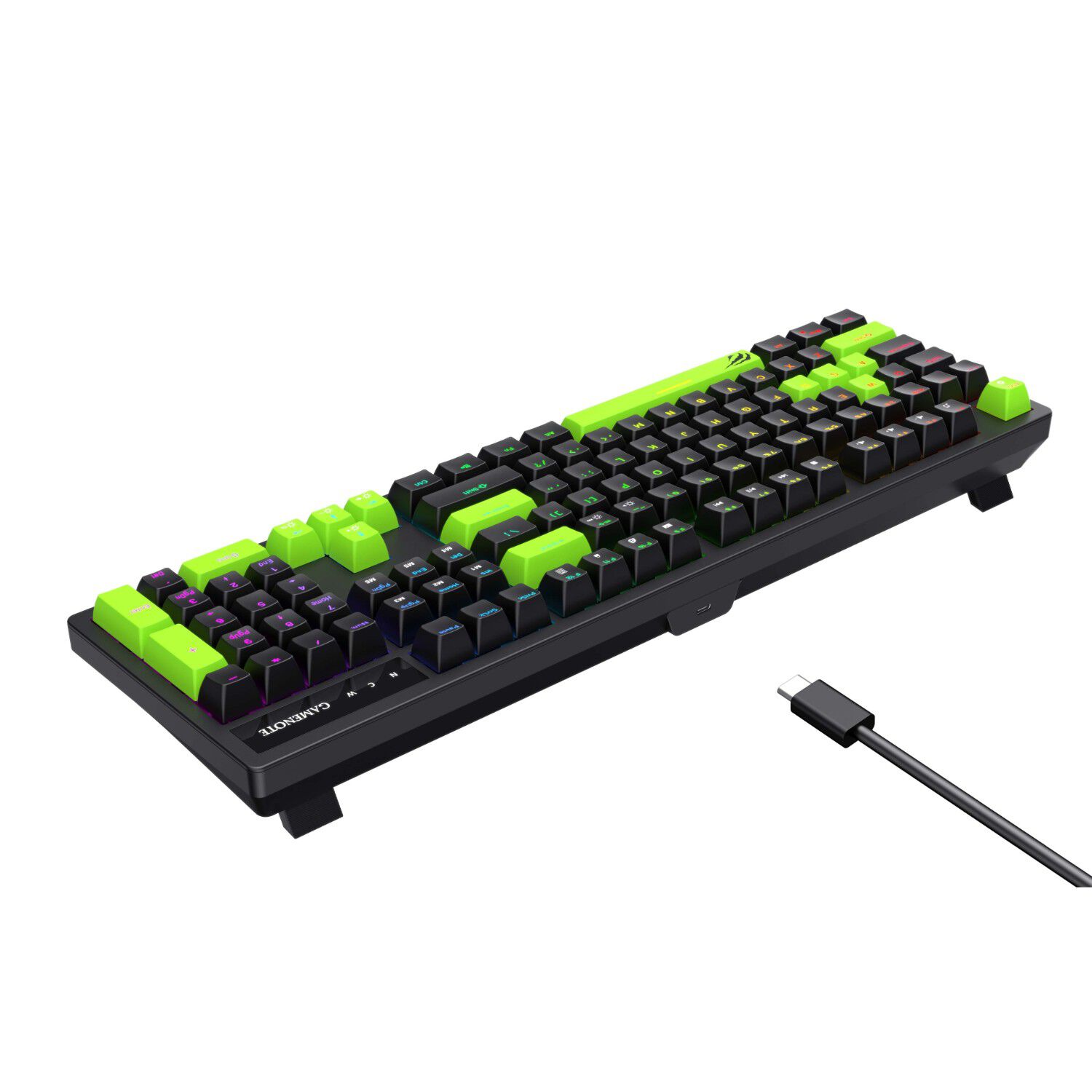 Teclado Gamer Mec&aacute;nico Luces Rgb Kb893l Havit Negro image number 3.0